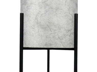 Metalowa lampa stołowa BLOMBERG z abażurem-1