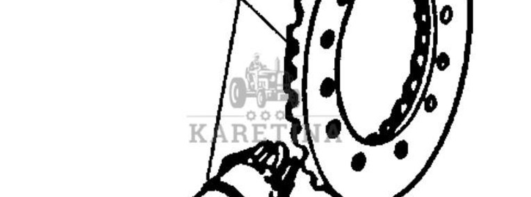 John Deere 8110 8210 8310 8410 Atak Zębatka Koło Zębate CZĘŚCI RE220142-1