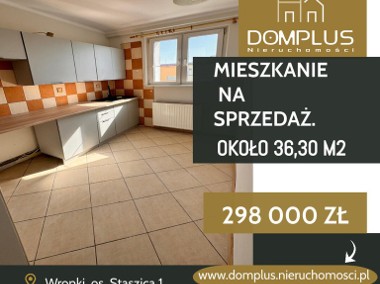 Mieszkanie 36,30 m2 os. Staszica Wronki-1