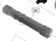 John Deere 7600 7700 7800 Wał Skrzyni Biegów RE56451 R220028 R107206