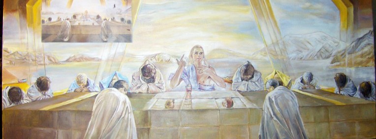Kopia obrazu Salvadora Dali "Ostatnia wieczerza"  -1
