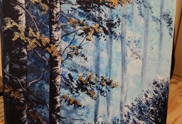 Obraz "Blue forest"