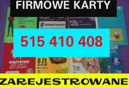 ZAREJESTROWANE KARTY  REJESTRACJA KART Aktywne karty SIM Czeskie karty