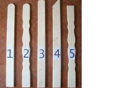 Sztachety drewniane 100 cm wysyłka - inne długości 50 - 200 cm -balustrada płot