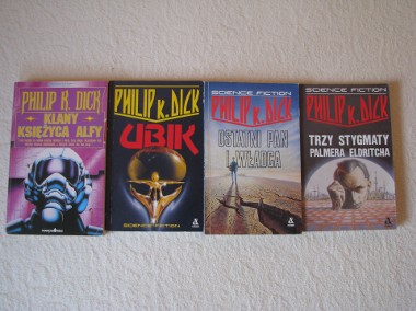 Philip K. Dick 4 książki SF - Ubik, Klany… 3 Stygmaty… Ostatni pan... -1