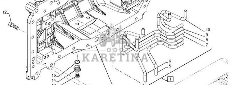 New Holland T6070 Plyta zapob owijaniu 47449869-1