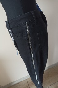Spodnie jeansowe z wysokim stanem Bershka r. XL 42 nowe-2