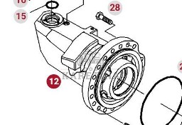 Fendt 414 415 512 513 712 712 S4 Łuk Osi Obudowa Mostu Obudowa Lewa Strona F712301020180