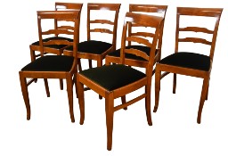 Krzesła art deco, 6 krzeseł sygnatura gościcino stare antyki