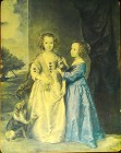 Portret Elżbiety i Filadelfii Warton pędzla Anthonisa van Dycka, reprodukcja
