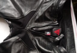 męskie skórzane spodnie motocyklowe dainese jak nowe rozmiar 50