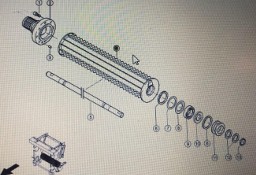 CLAAS 00 0986 326 1/Claas-walec górny tylny/Claas Jaguar 880-830