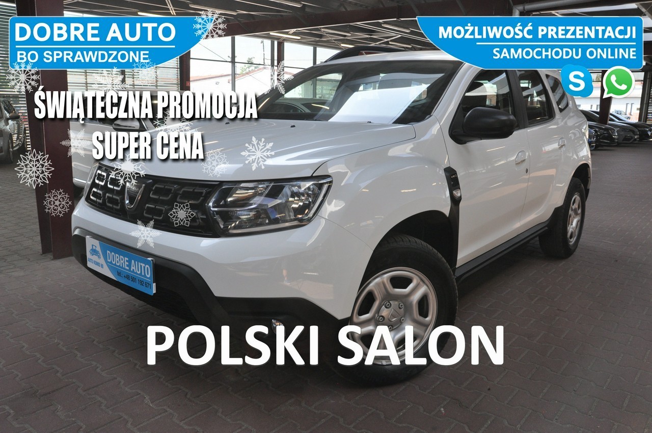 Dacia Duster I 1.5 114KM, 4x4, I Właściciel,Tempomat, Czujniki Cofania, FV 23%