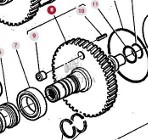 Massey Ferguson 3690 Koło Zębate Zębnik Zębatka 89 Zębów CZĘŚCI 3712741M11