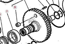 Massey Ferguson 3690 Koło Zębate Zębnik Zębatka 89 Zębów CZĘŚCI 3712741M11