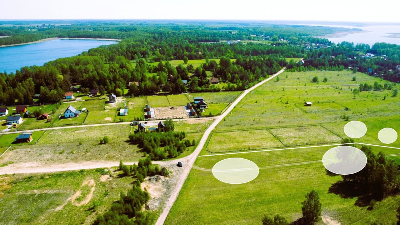 DZIAŁKI REKREACYJNE NAD JEZIOREM ROŚ - Widok 4