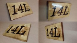 numer na dom 30cm z drewna tablica drewniana szyld drewniany tabliczka adresowa 