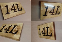 numer na dom 30cm z drewna tablica drewniana szyld drewniany tabliczka adresowa 