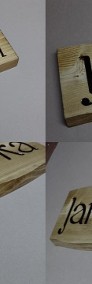 numer na dom 30cm z drewna tablica drewniana szyld drewniany tabliczka adresowa -3