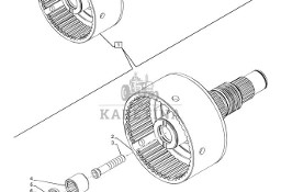 New Holland T6070 Wałek 166.4mm od 87585033