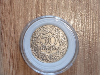 Moneta w kapslu 50 groszy z roku 1923-1