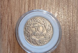 Moneta w kapslu 50 groszy z roku 1923