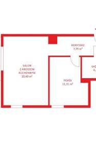 Mieszkanie, sprzedaż, 43.78, Rumia, Rumia, Wejherowski (pow.)-2