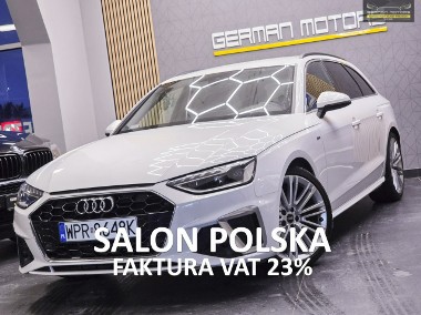 Audi A4 8W S-LINE / Full LED / ACC / Virtual Kockpit / Kamera /Bezwypadkowy/FV2-1