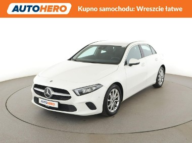 Mercedes-Benz Klasa A W177 180d Automat Navi Tempomat Grzane Fotele MBUX PArkAssist Kamera LED-1