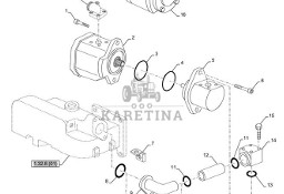 New Holland T6010 T6090 T6070 Pompa hydrauliczna 16.76 cc 87603409