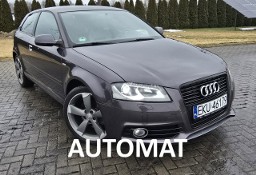Audi A3 II (8P) 1.4Turbo, AUTOMAT. 2x S-Line, Pól-Skóry.Navigacja.Tempomat.Alufelgi