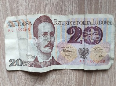 Banknot PRL 20zł Romuald Traugutt-1