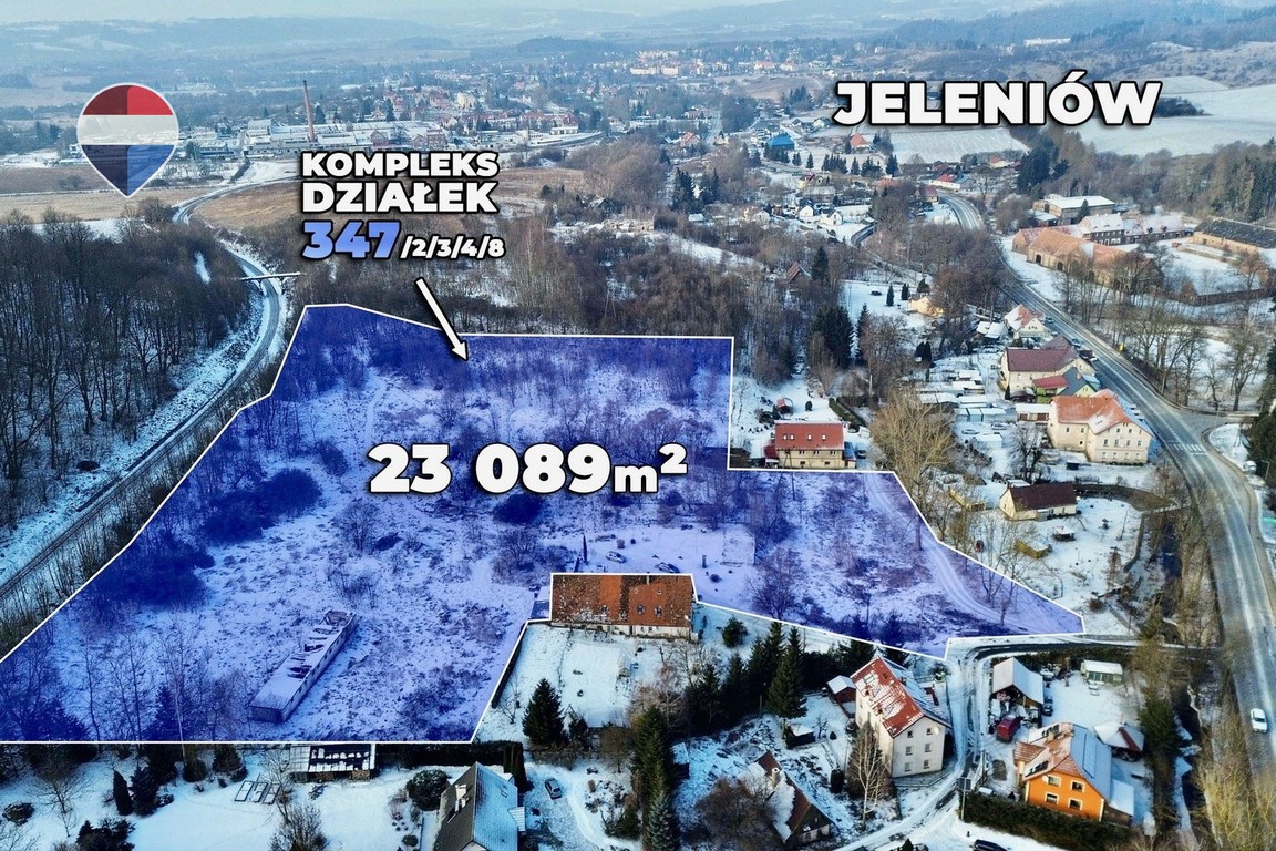 Na sprzedaż działka budowlana - 23.089 m² - Widok 2