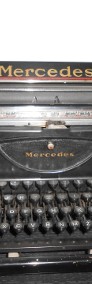 Zabytkowa maszyna do pisania Mercedes - czcionki polskie i cyrylica-3