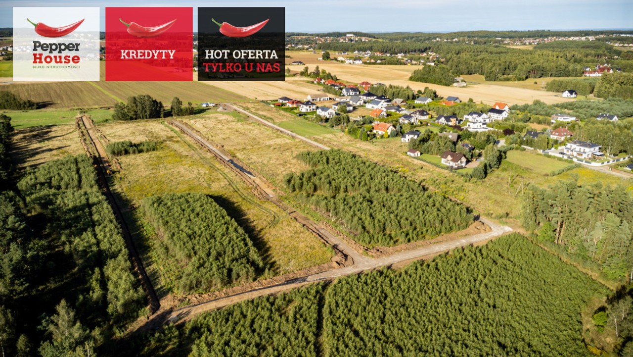 Wyjątkowa działka w Chwaszczynie - 1024 m², Żukowo