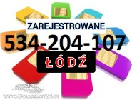 ŁÓDŹ ZAREJESTROWANE KARTY SIM - CZESKIE KARTY BEZ REJESTRACJI - REJESTRACJA SIM