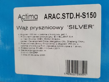 Wąż prysznicowy ACTIMA SILVER 1500 mm ARAC.STD.H-S150-2