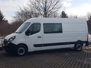 Opel Movano MASTER 7-OSÓB L3H2 BRYGADÓWKA DŁUGI WYSOKI KLIMA TEMPOMAT NAWIGACJA