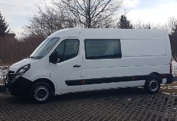 Opel Movano MASTER 7-OSÓB L3H2 BRYGADÓWKA DŁUGI WYSOKI KLIMA TEMPOMAT NAWIGACJA
