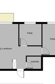 Trzy pokoje po remoncie 2 piętro balkon-2