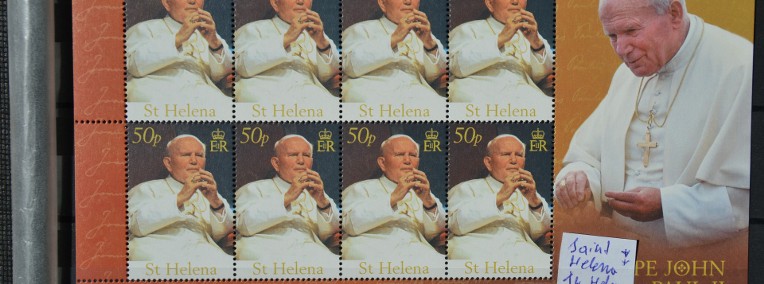 Papież Jan Paweł II Saint Helena/Święta Helena Wg Ks Chrostowskiego 73-1