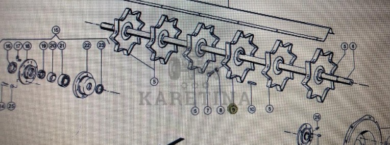 Dno Odrzutnika do Claas Mega 370/340 Nr kat. części 000 634 977 0 Nr kat. części 000 634 977 0-1