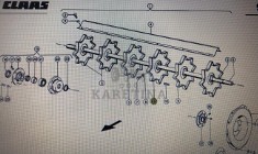 Dno Odrzutnika do Claas Mega 370/340 Nr kat. części 000 634 977 0 Nr kat. części 000 634 977 0