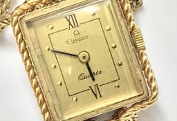 ELEGANCE Zegarek damski ZŁOTEGO koloru na BRANSOLETCE Vintage OKAZJA