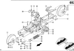 Claas Lexion 560 KOZIOŁ ŁOŻYSKUJĄCY 0006343551 (Półgąsienica stalowa; rama podwozia)