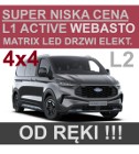 Ford T Tourneo Custom Niska Cena L1 4x4 Webasto Matrix LED Hak Dostępny od