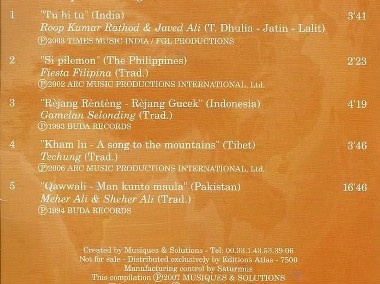 Musical postcard różne strony świata Atlas Edition nowe CD-1