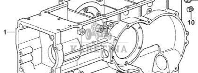 Deutz Fahr Agrokid 30 40 Obudowa Skrzyni Biegów CZĘŚCI 0.011.5204.0/30-1