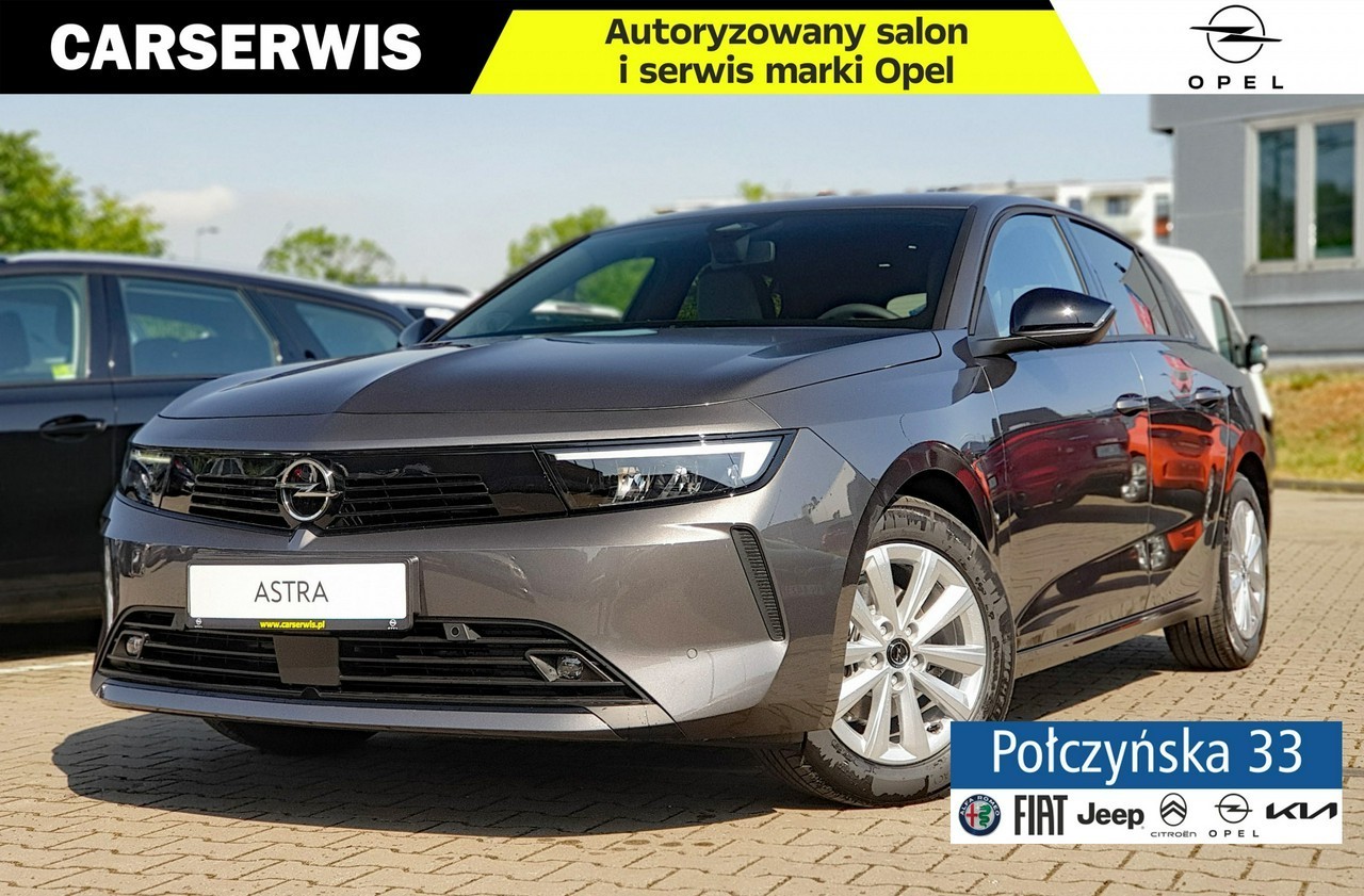 Opel Astra K Edition 1.2 MT6 130KM S/S | Pakiet Komfortowy|Szary | MY24