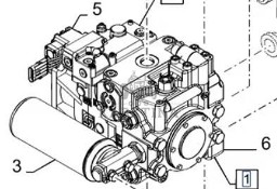 New Holland CR9080 Pompa Hydrostatyczna CZĘŚCI 84819215